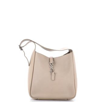 Saint Laurent Le 5 a 7 Supple Hobo Leather Small