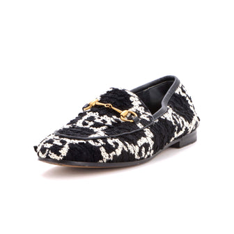 Gucci Women's Jordaan Loafers GG Tweed
