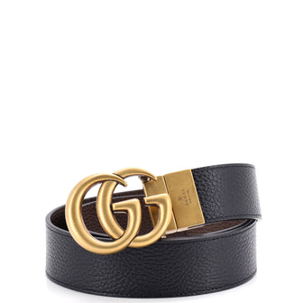 Gucci GG Marmont Reversible Belt Leather Wide