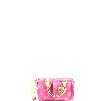 Louis Vuitton Speedy Bandouliere NM Bag Monogram Denim Nano