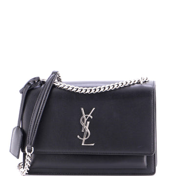 Saint Laurent Sunset Crossbody Bag Leather Medium