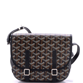 Goyard Belvedere Messenger Bag Coated Canvas with Leather PM