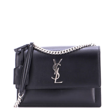 Saint Laurent Sunset Crossbody Bag Leather Medium