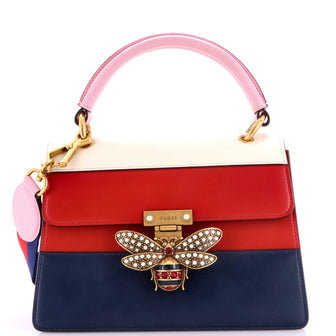 Gucci Queen Margaret Top Handle Bag Colorblock Leather Small