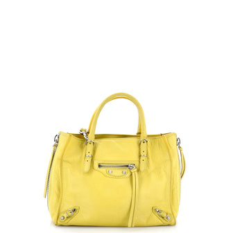 Balenciaga Papier A6 Zip Around Classic Studs Bag Leather