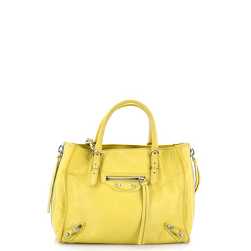 Balenciaga Papier A6 Zip Around Classic Studs Bag Leather