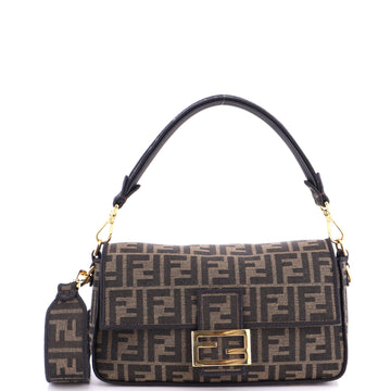 Fendi Baguette NM Bag Zucca Canvas Medium