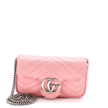 Gucci GG Marmont Flap Bag Matelasse Leather Super Mini