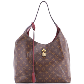Louis Vuitton Flower Hobo Monogram Canvas with Leather