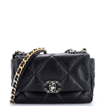 Chanel 19 Flap Bag Quilted Leather Medium