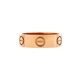 Cartier Love Band Ring 18K Rose Gold