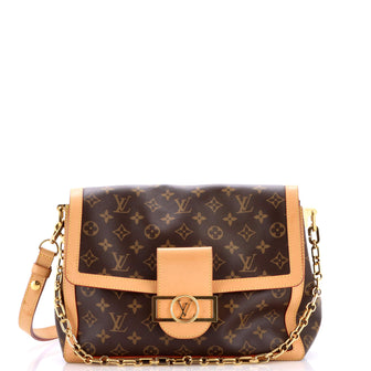 Louis Vuitton Dauphine Soft Shoulder Bag Monogram Canvas GM