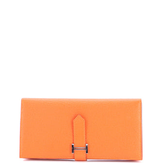 Hermes Bearn Wallet Chevre Mysore Long