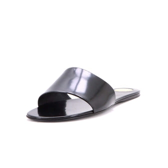 Saint Laurent Women's Carlyle Slide Sandals Patent