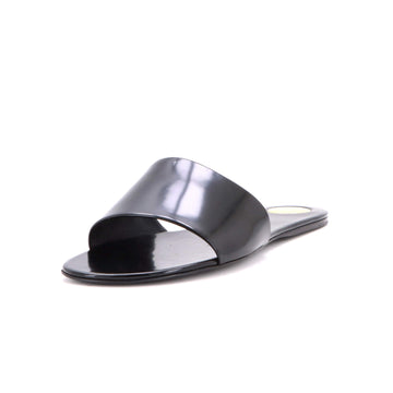 Saint Laurent Women's Carlyle Slide Sandals Patent