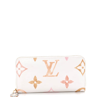 Louis Vuitton Zippy Wallet By The Pool Monogram Watercolor Giant