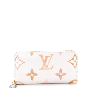 Louis Vuitton Zippy Wallet By The Pool Monogram Watercolor Giant