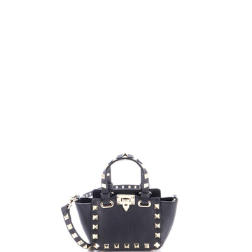 Valentino Garavani Rockstud Tote Soft Leather Micro