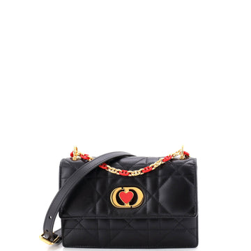 Christian Dior DiorAmour Miss Caro Flap Bag Cannage Quilt Calfskin Mini