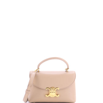 Celine Nino Top Handle Bag Leather Teen