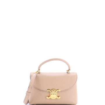 Celine Nino Top Handle Bag Leather Teen