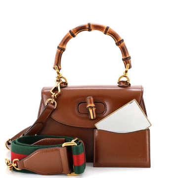Gucci Bamboo 1947 Top Handle Bag Leather Small