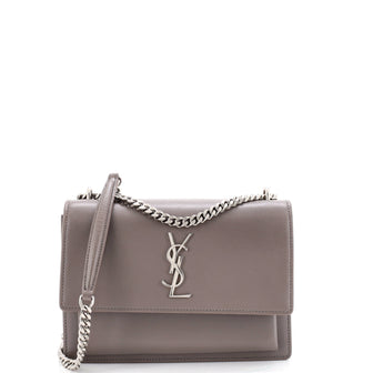 Saint Laurent Sunset Crossbody Bag Leather Medium