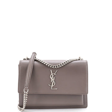 Saint Laurent Sunset Crossbody Bag Leather Medium