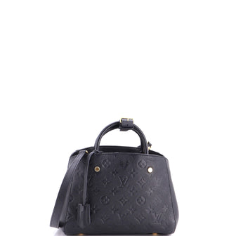 Louis Vuitton Montaigne Handbag Monogram Empreinte Leather BB