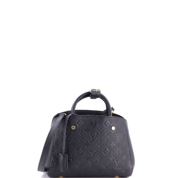 Louis Vuitton Montaigne Handbag Monogram Empreinte Leather BB