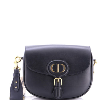 Christian Dior Bobby Flap Bag Leather Large
