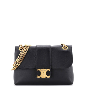 Celine Victoire Flap Shoulder Bag Leather Teen