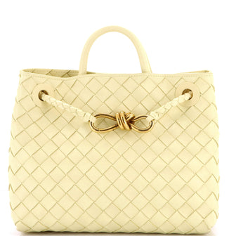 Bottega Veneta Andiamo Top Handle Bag Intrecciato Nappa Small