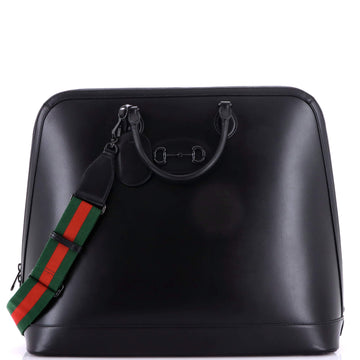 Gucci Horsebit 1955 Web Duffle Bag Leather Large