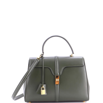 Celine 16 Top Handle Bag Smooth Calfskin Medium