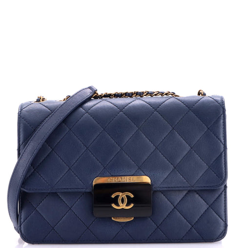 Chanel Beauty Lock Flap Bag Quilted Sheepskin Small 434106