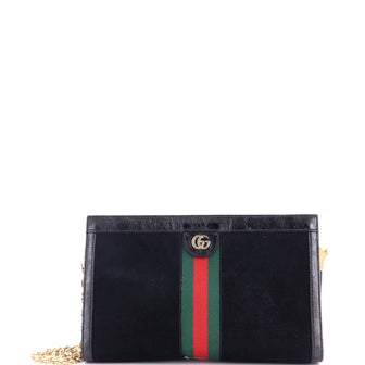 Gucci Ophidia Chain Shoulder Bag Suede Medium