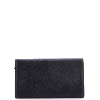 Chanel Timeless L-Yen Wallet Caviar Long