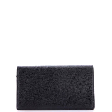 Chanel Timeless L-Yen Wallet Caviar Long