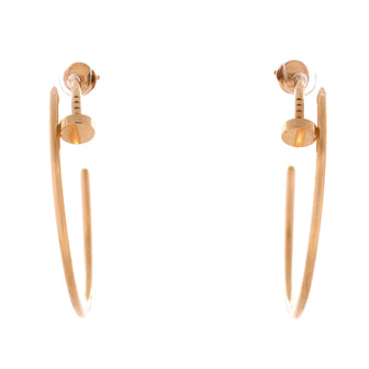 Cartier Juste un Clou Hoop Earrings 18K Rose Gold XL