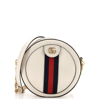 Gucci Ophidia Round Shoulder Bag Leather Mini