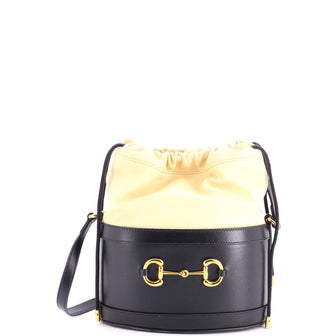 Gucci Horsebit 1955 Bucket Crossbody Bag Leather Small