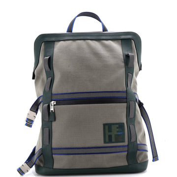 Hermes Off Piste Backpack Toile with Leather