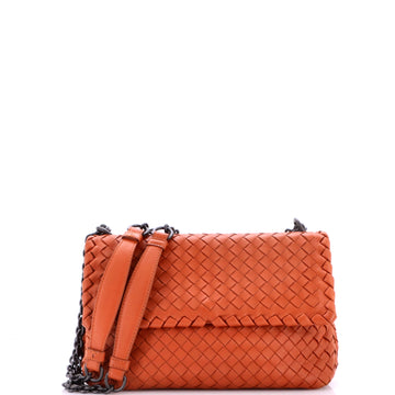 Bottega Veneta Olimpia Crossbody Bag Intrecciato Nappa Small