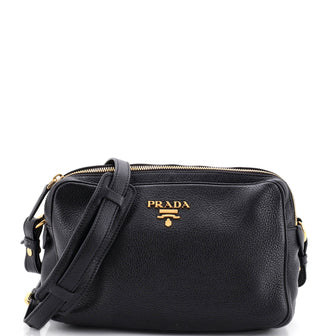 Prada Double Zip Camera Bag Vitello Phenix Medium