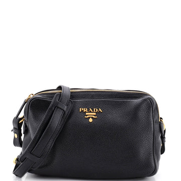 Prada Double Zip Camera Bag Vitello Phenix Medium