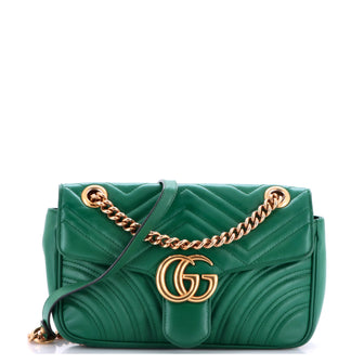Gucci GG Marmont Flap Bag Matelasse Leather Medium