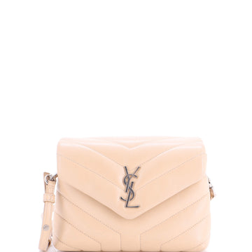 Saint Laurent Loulou Shoulder Bag Matelasse Chevron Leather Toy