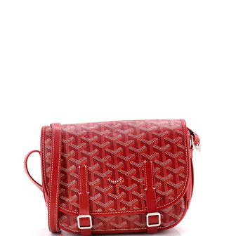 Goyard Belvedere Messenger Bag Coated Canvas with Leather PM