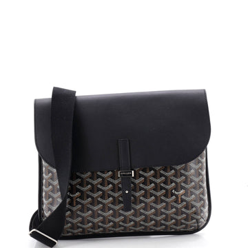 Goyard Coursier Messenger Bag Coated Canvas and Leather